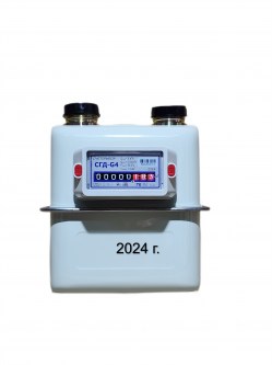 Счетчик газа СГД-G4ТК с термокорректором (вход газа левый, 110мм, резьба 1 1/4") г. Орёл 2024 год выпуска Губкин